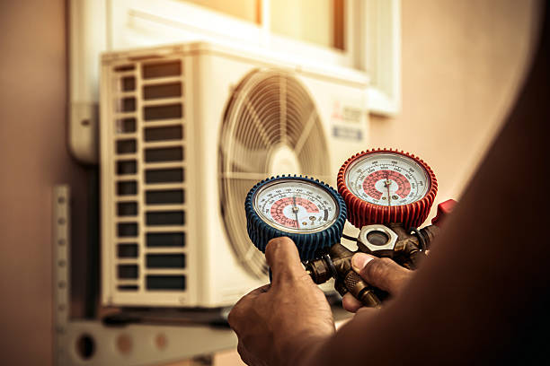Professional Hvac Installation technician working in Barre, MA